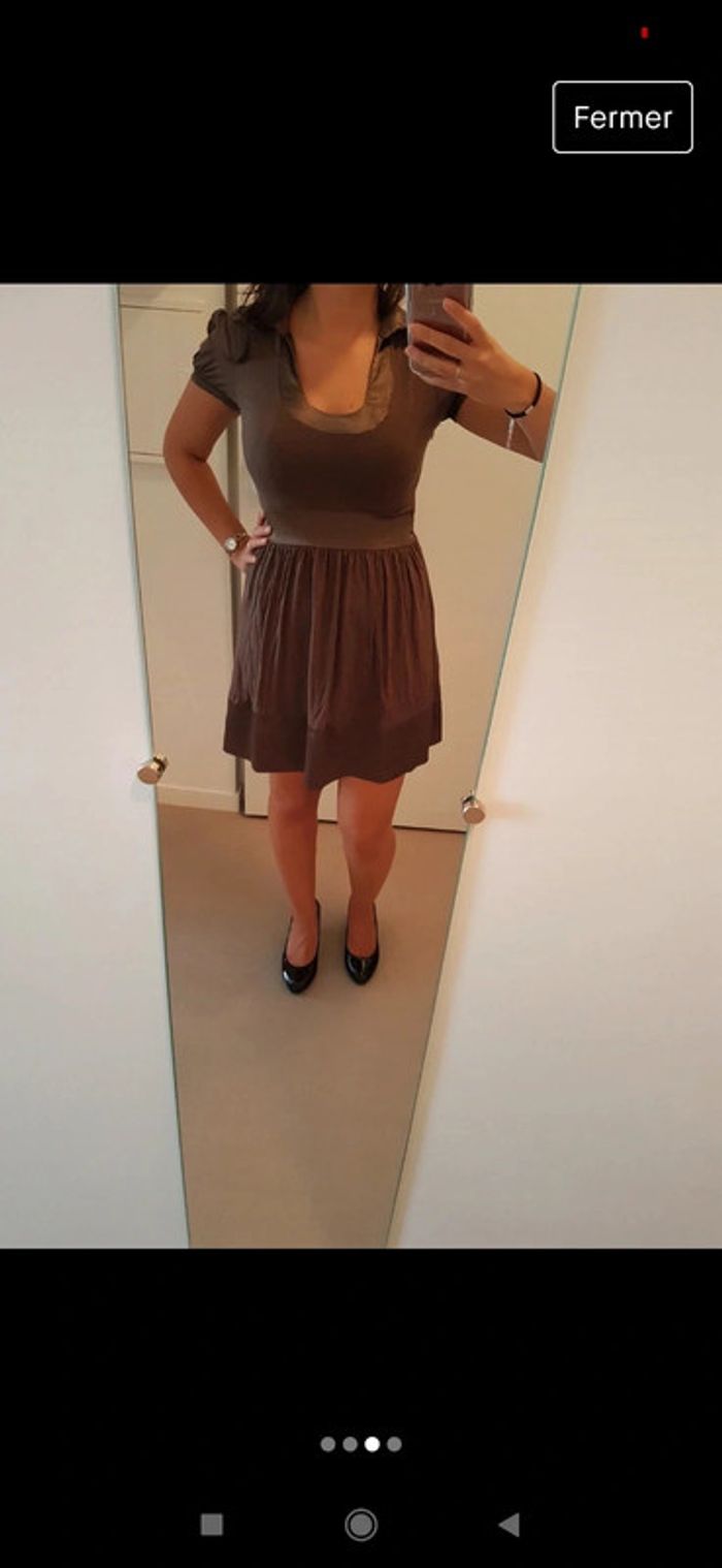 Robe tunique chocolat - photo numéro 3