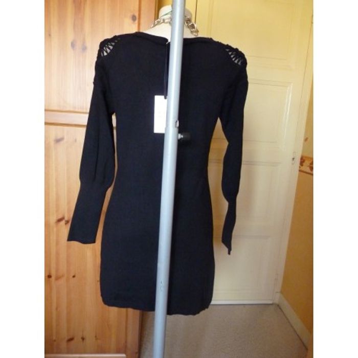 DEBY DEBO – Pull Tunique Maille Noire T.42 - photo numéro 5