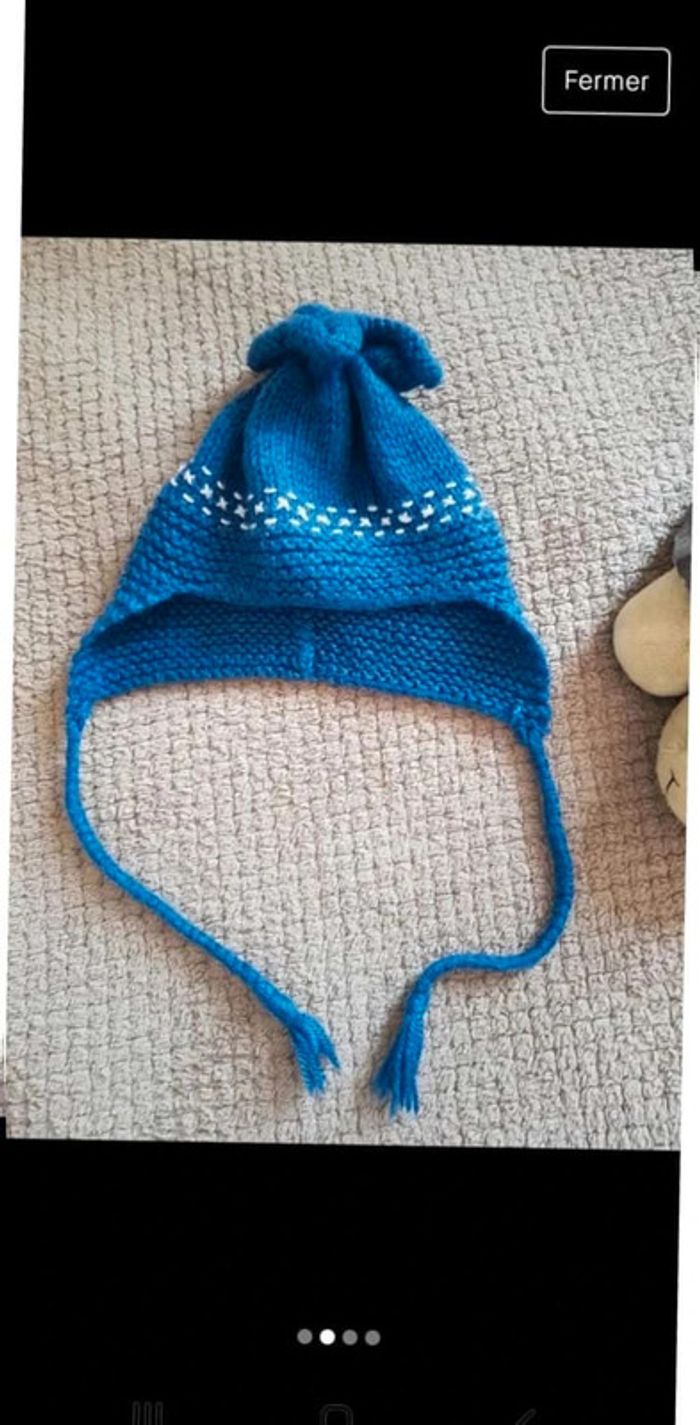 Bonnet en Laine 1/2ans - photo numéro 2