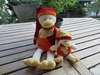 peluche gédéon et son petit doudou et compagnie