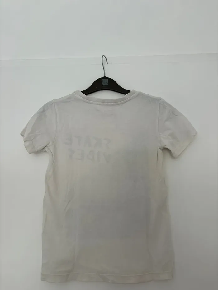 T-shirt blanc 10 ans 100%coton Monoprix - photo numéro 2