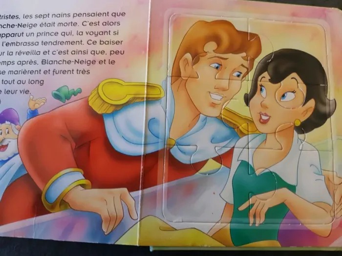 Livre puzzles Blanche neige - photo numéro 4