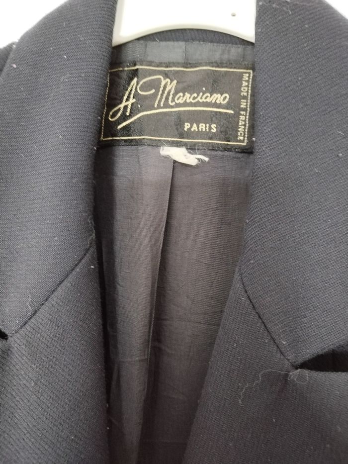 Veste bleu marine vintage 38/40 M/L A.Marciano - photo numéro 2