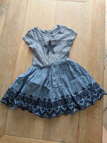 Robe fille rentrée 5/6 ans
