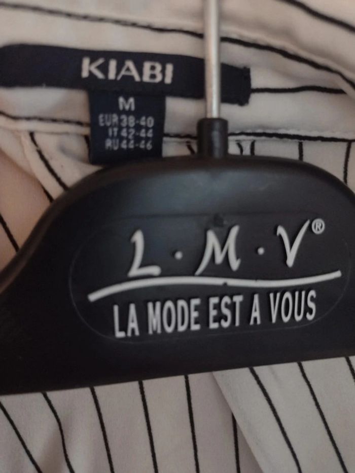 Chemise rayures femme taille M Kiabi - photo numéro 2