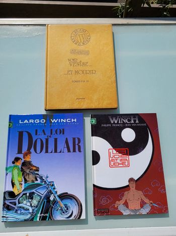 BD Largo Winch : La voie et la vertu, La Loi du Dollar, album double 20 ans tome 9 et 10