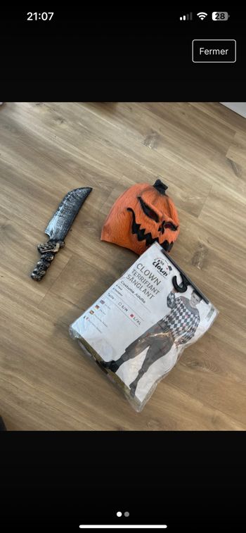 Déguisement Adulte Halloween