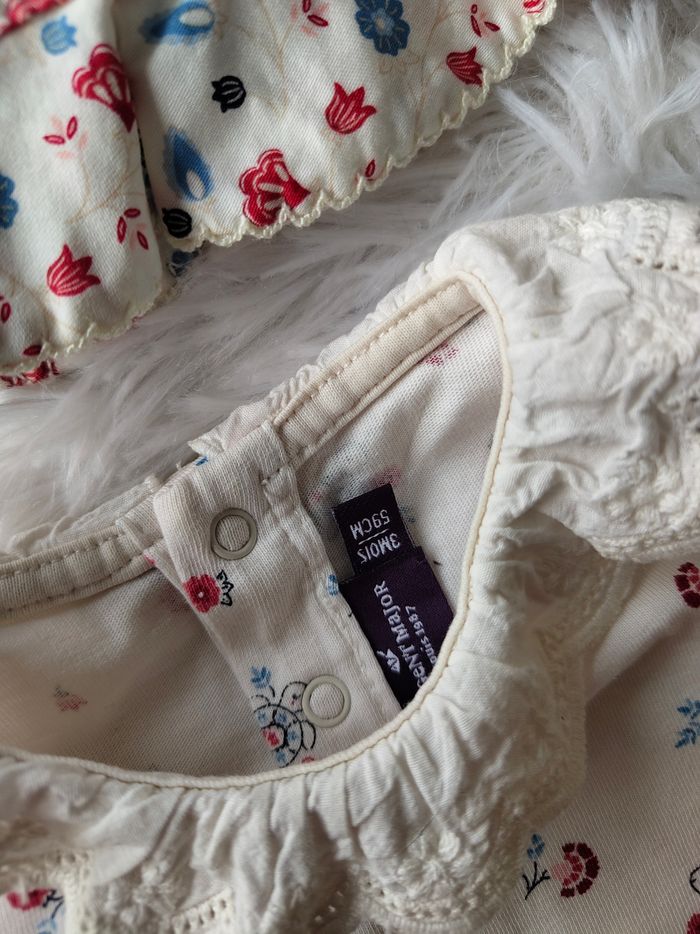 Ensemble complet 5 pièces sergent major fille 3 mois 🎀 - photo numéro 8