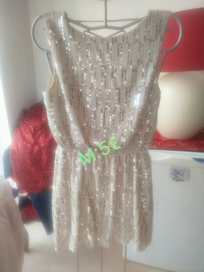 Petite robe paillettes