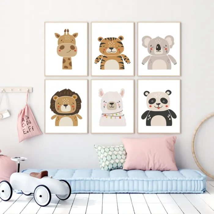 Affiches “Mini Jungle Squad” pour chambre enfant - photo numéro 3