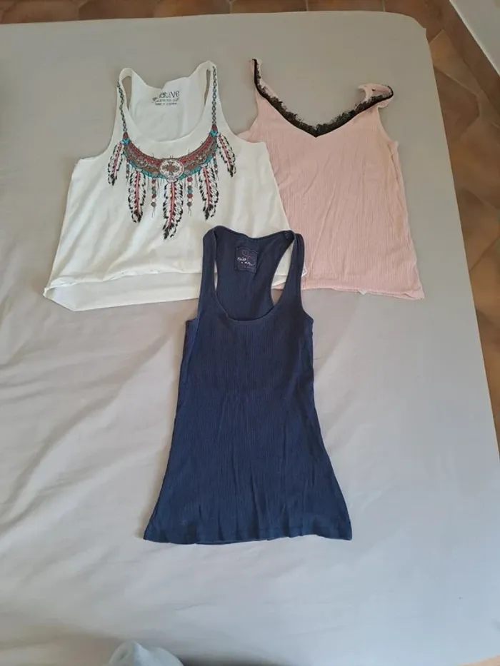 Lot de 3 débardeurs femme