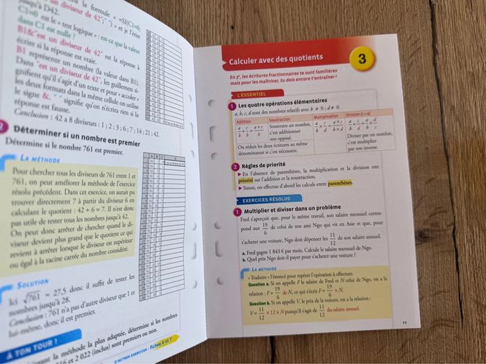 Mes fiches collège maths 3 eme brevet hatier   neuf - photo numéro 7