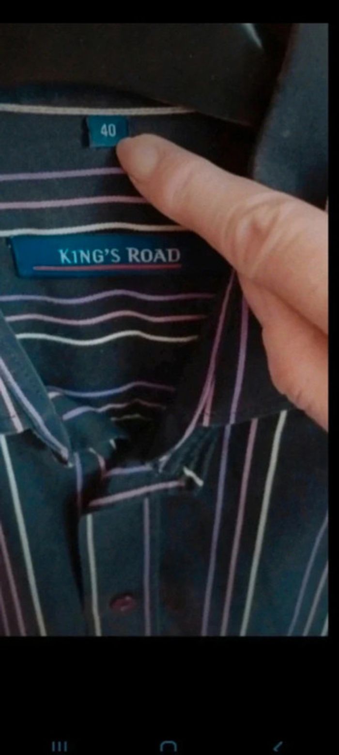 Chemise homme Taille 40 king"s road - photo numéro 3