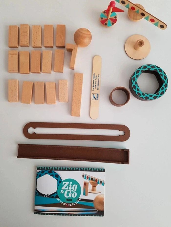 Zig & Go Roll action-réaction en bois Djeco - photo numéro 5