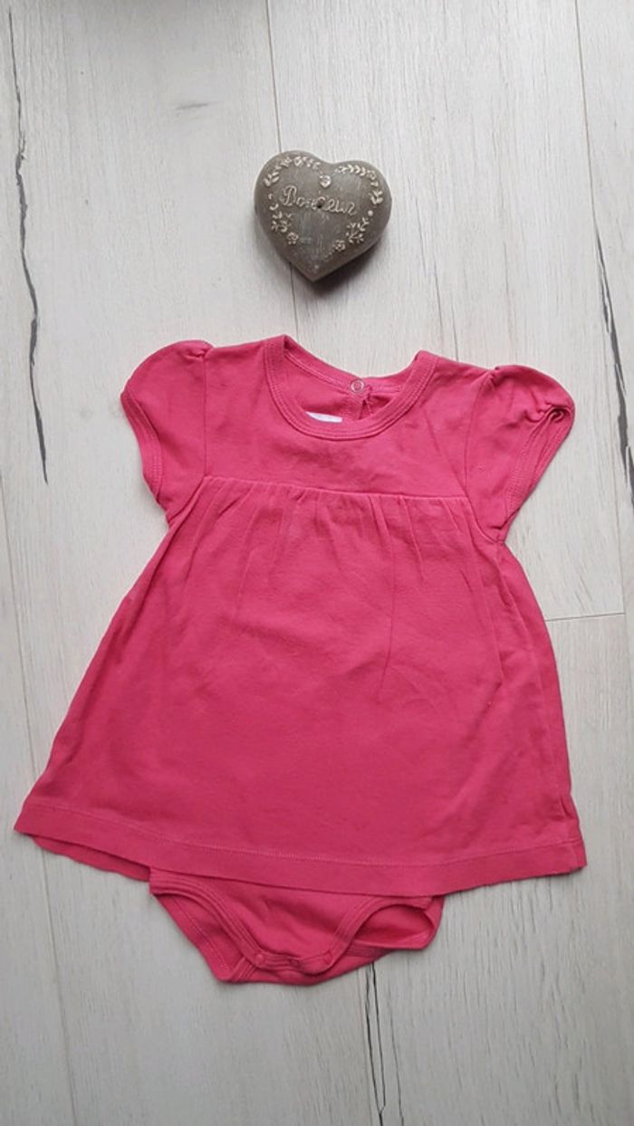 Robe body petit bateau fille 12mois