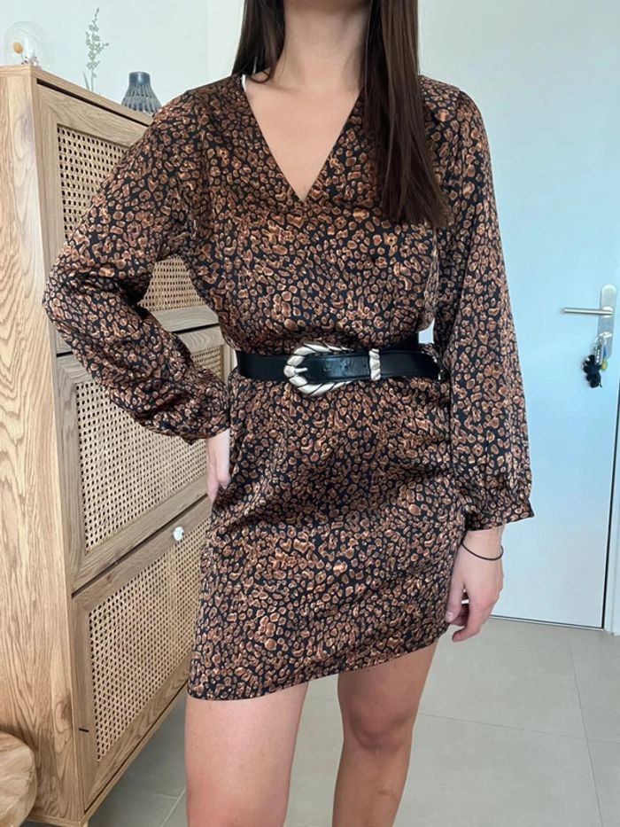 Robe marron et noire Ema Blues