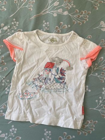 T-shirt manche courte taille 3 mois