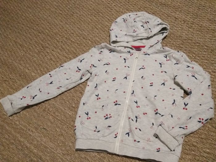 Veste à capuche gris chiné Sergent Major 9ans