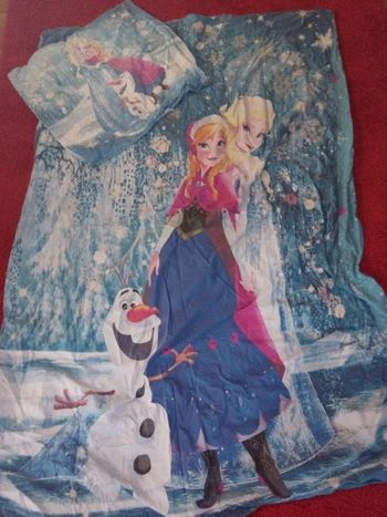 Housse de couette reine des neiges fluorescente officielle