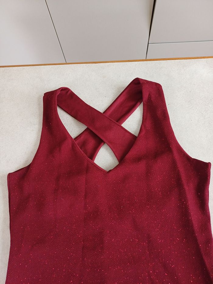 Débardeur pailleté taille S - photo numéro 3
