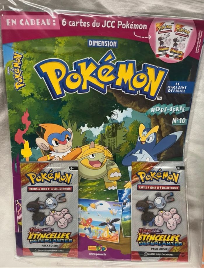 3 kits magazines + 6 boosters Pokémon neufs scellés - photo numéro 2