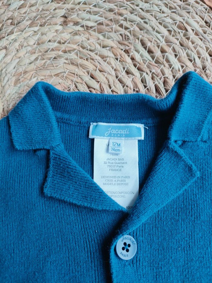 Pull cardigan Jacadi 12 moos mixte - photo numéro 3