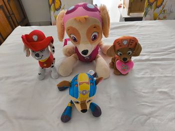 Lot peluche pat patrouille