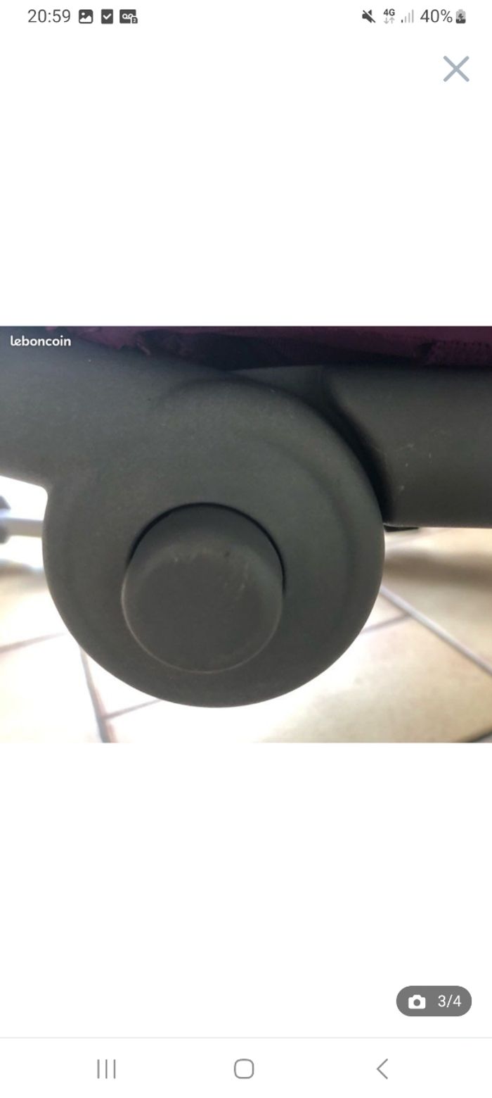 Transat violet pour bébé - photo numéro 3