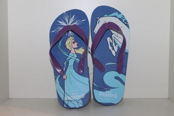 tongs la reine des neiges 2 bleue violette 32/33