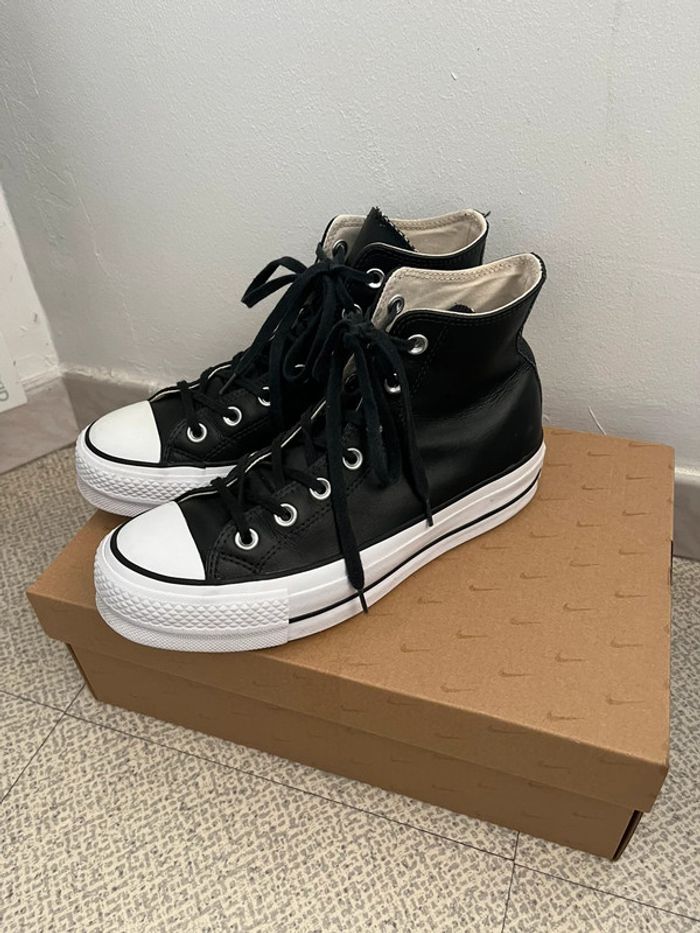 Converse En Cuir Pour Femme Taille (38) - photo numéro 8