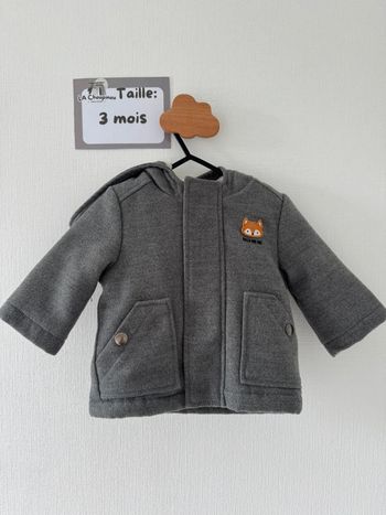 Manteau chaud - taille 3 mois 🌼