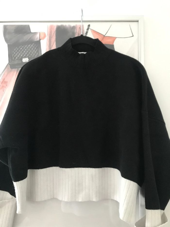 Pull col montant Zara S