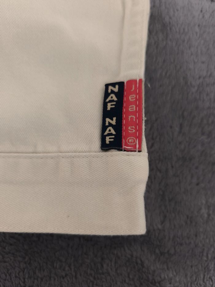 Veste sans manche débardeur vintage en jean Naf naf - photo numéro 3