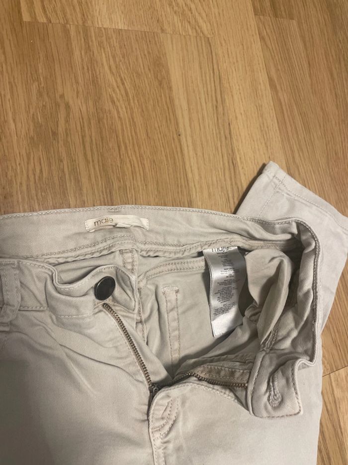 Jeans beige maje