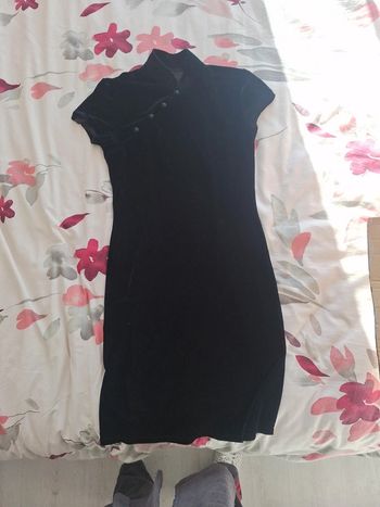 Robe velours noir T S