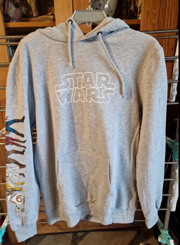 Sweat gris à capuche homme_ Star Wars _ taille M
