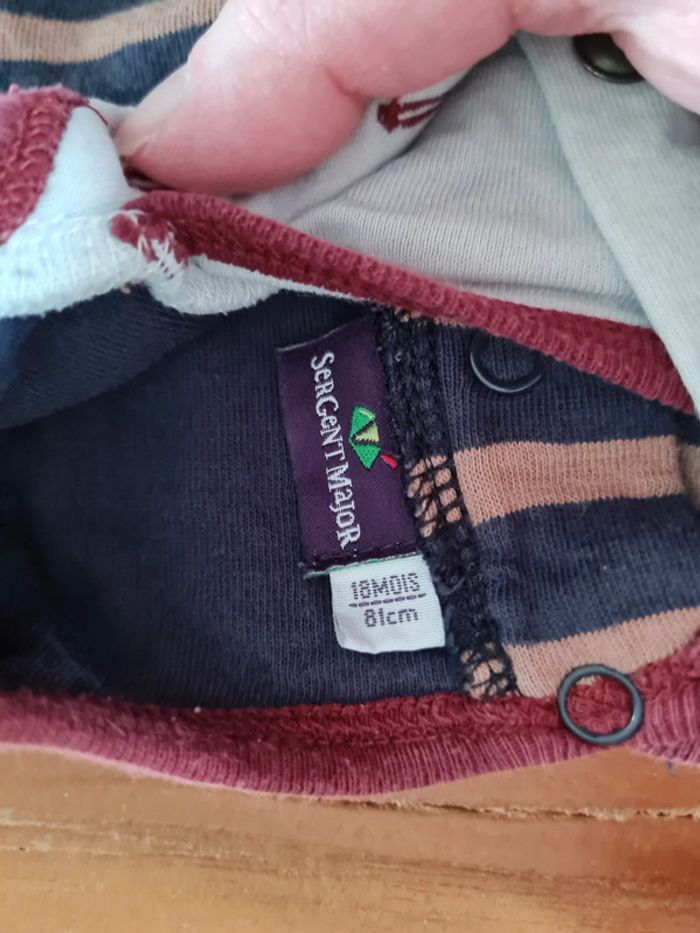 Maillot manches longues sergent major 18 mois - photo numéro 2