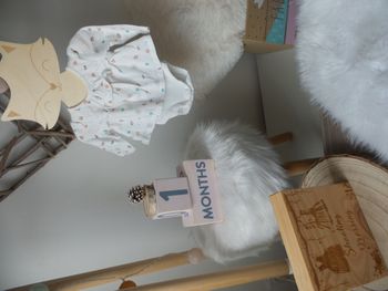 Jolie tunique bodies integré blanc in extenso fille 56cm