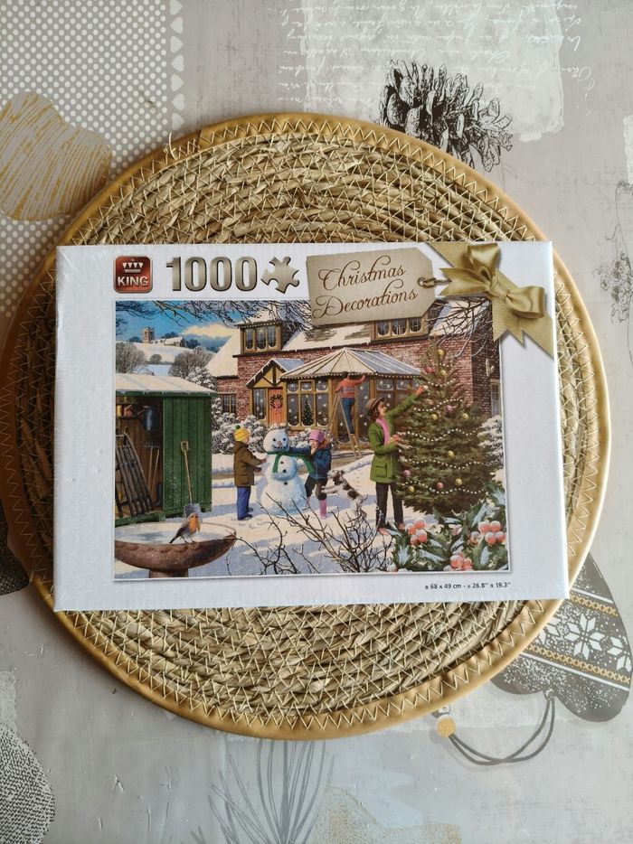Puzzle 1000 pièces Décorations de Noël - photo numéro 1