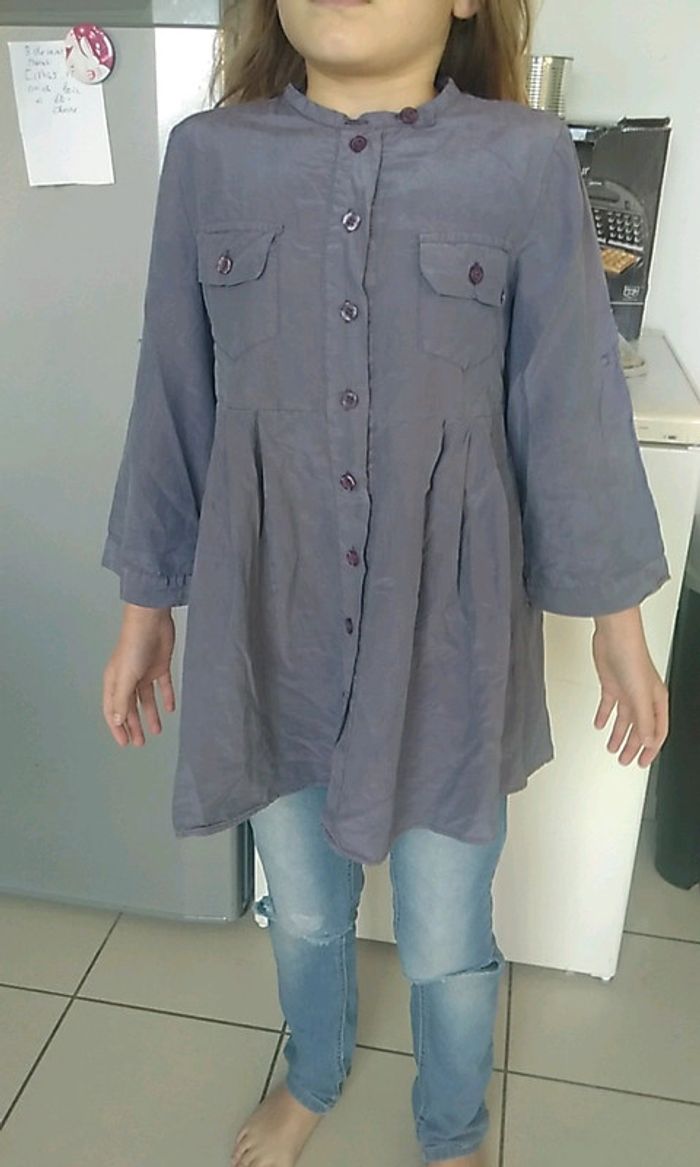Blouse fille 10ans violet 7 - photo numéro 4