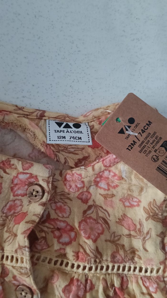 Combinaison légère 12 mois - photo numéro 2