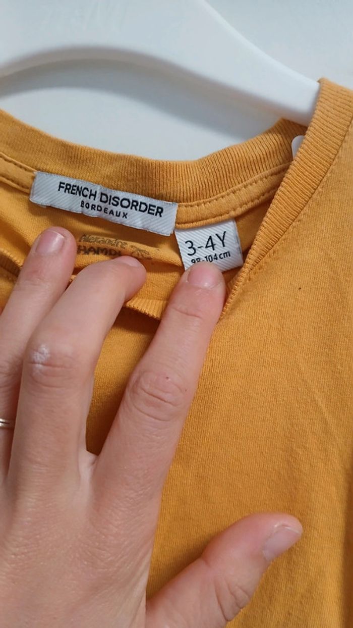 T shirt French Discorder 3/4ans - photo numéro 2