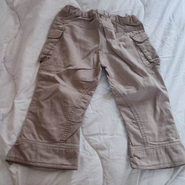Pantalon Cargo beige La Redoute 5 ans - photo numéro 4