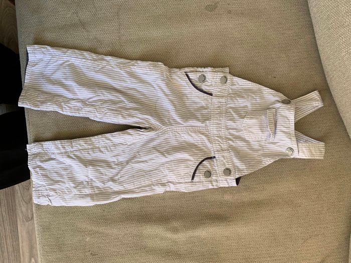 Salopette à rayures