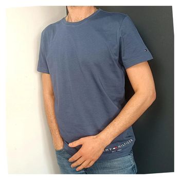 T-shirt Tommy Hilfiger bleu pastel M