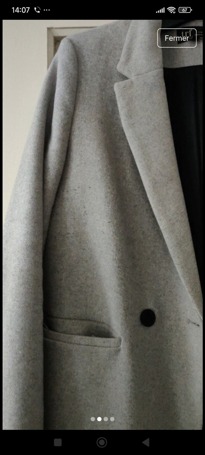 Veste longue zara - photo numéro 2