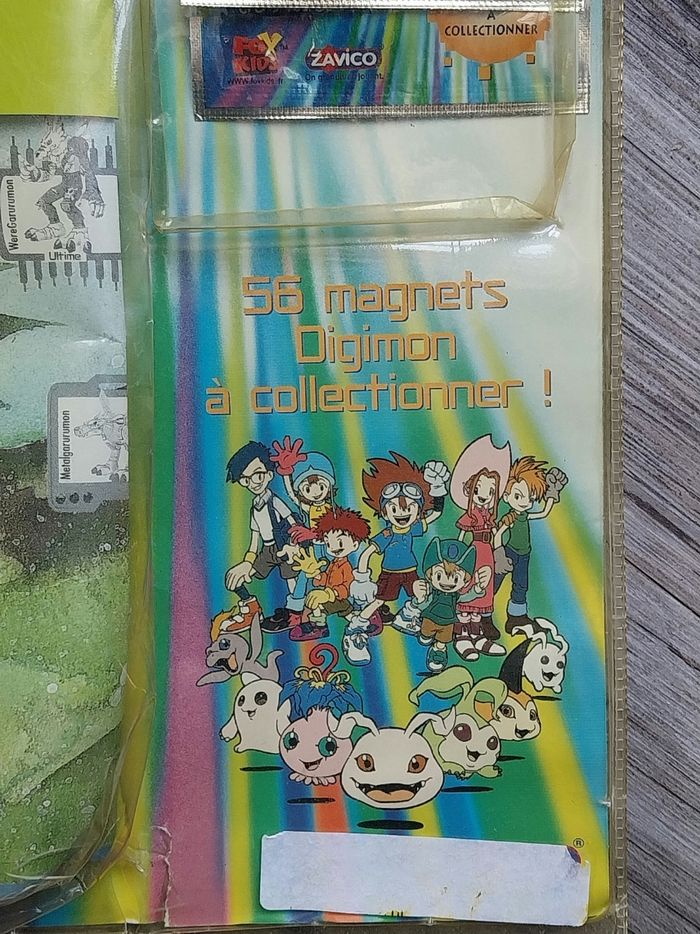 Digimon poster magnétique collection neuf et 12 magnets - photo numéro 10