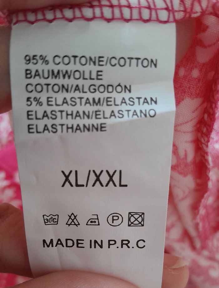 Robe longue rose et blanche - photo numéro 7
