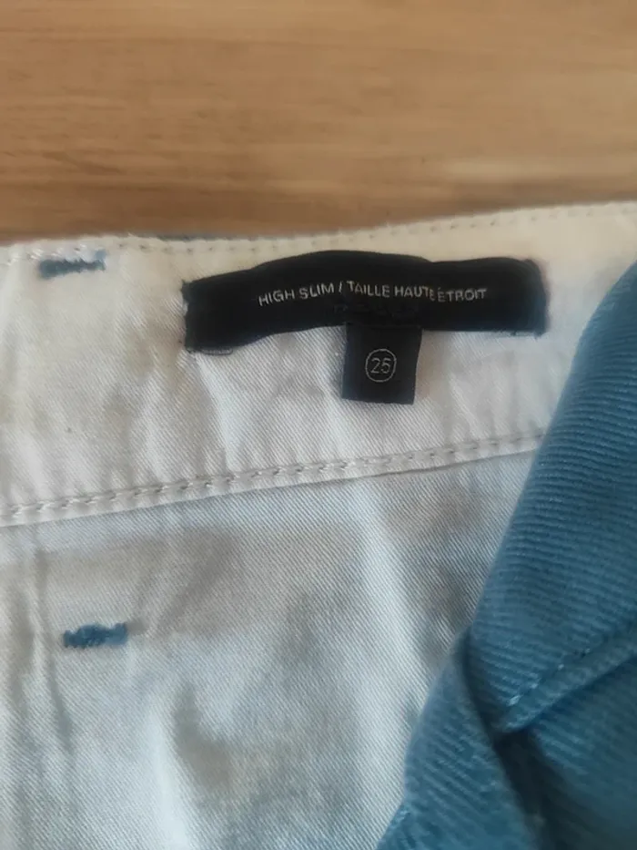 Jeans taille haute Dockers – XS – Bleu – État : Comme neuf - photo numéro 3