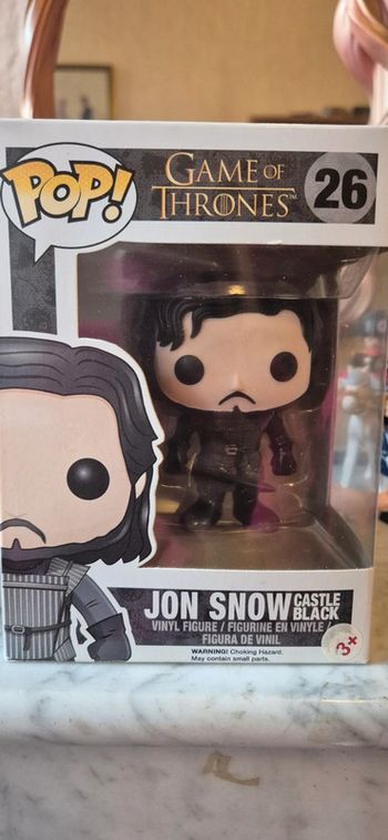 Pop Jon Snow castle Black 26 très bon état
